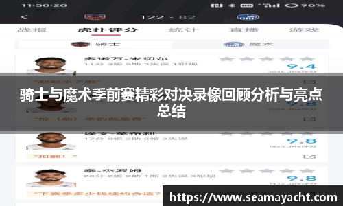 骑士与魔术季前赛精彩对决录像回顾分析与亮点总结