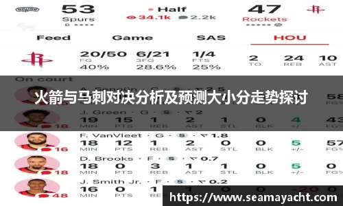火箭与马刺对决分析及预测大小分走势探讨